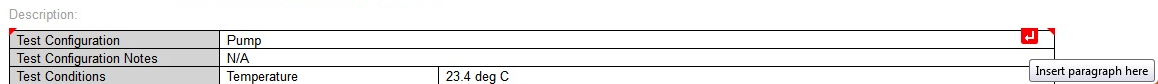 table selection